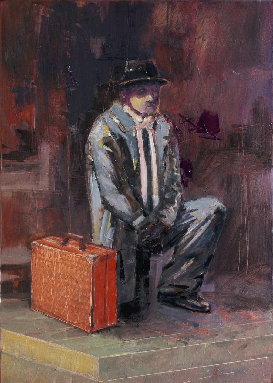 20 Dollars, 20 Kg, 2021, Oil on canvas, 70 x 50 cm