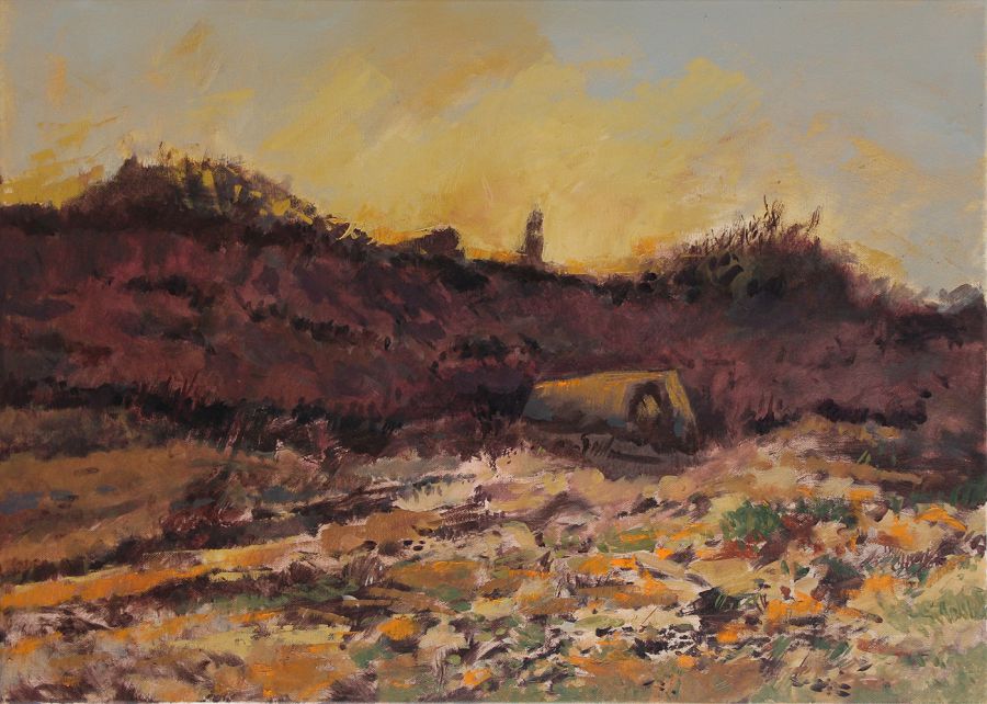 Ask the Meadow, 2021, Oil on canvas, 50 x 70 cm