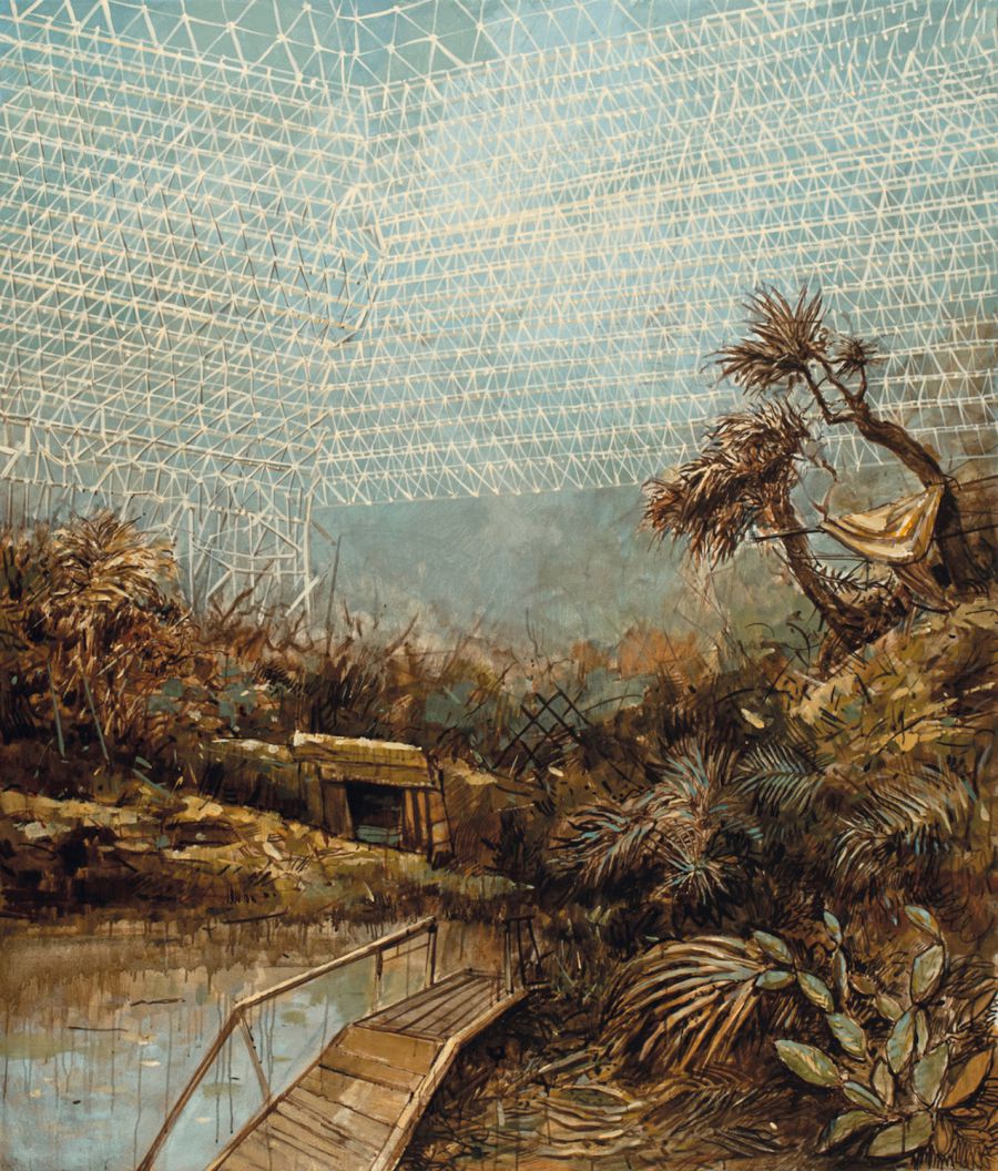 Biosphere 2, 2012, Oil on canvas, 149,5 x 127,5 cm