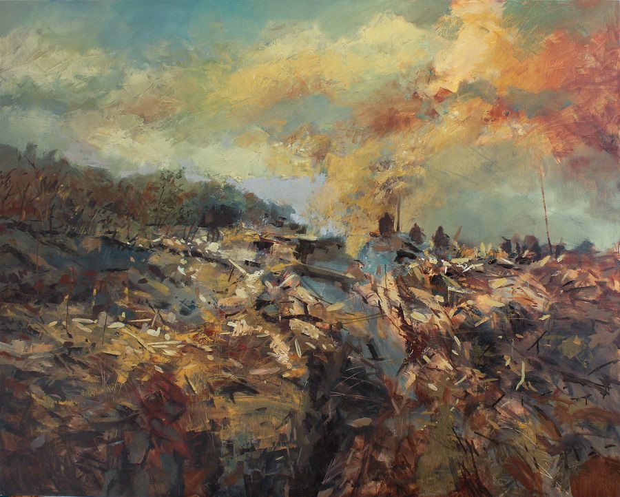 Cengizland, 2021, Oil on canvas, 114 x 142 cm