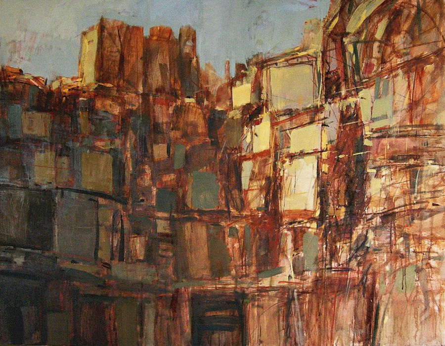 City Landscape (Cihangir), 2004, Oil on canvas, 87 x 110 cm
