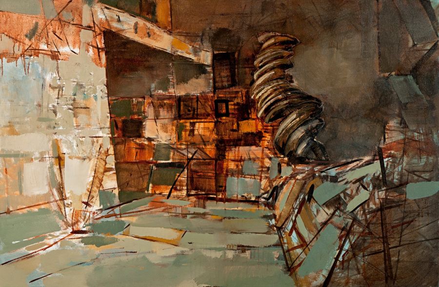 Inventory I, 2012, Oil on canvas, 67 x 100 cm
