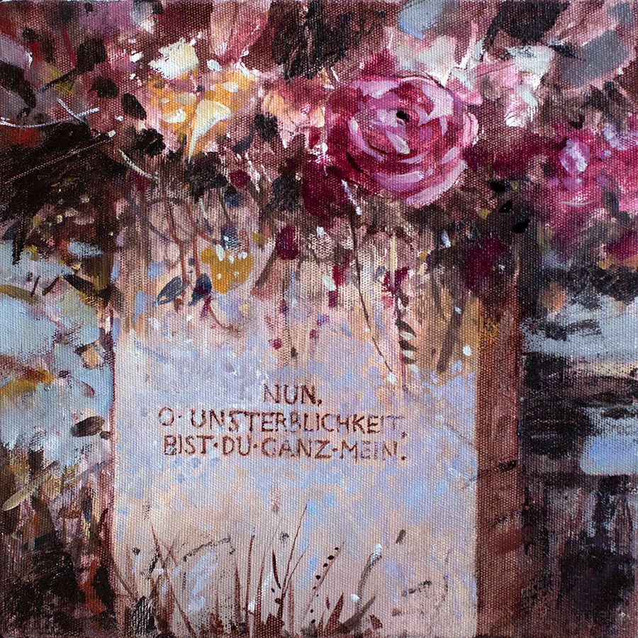 Pakt, 2021, Oil on canvas, 25 x 25 cm