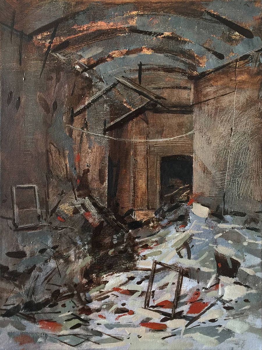 Passage, 2015, Oil on canvas, 40 x 30 cm