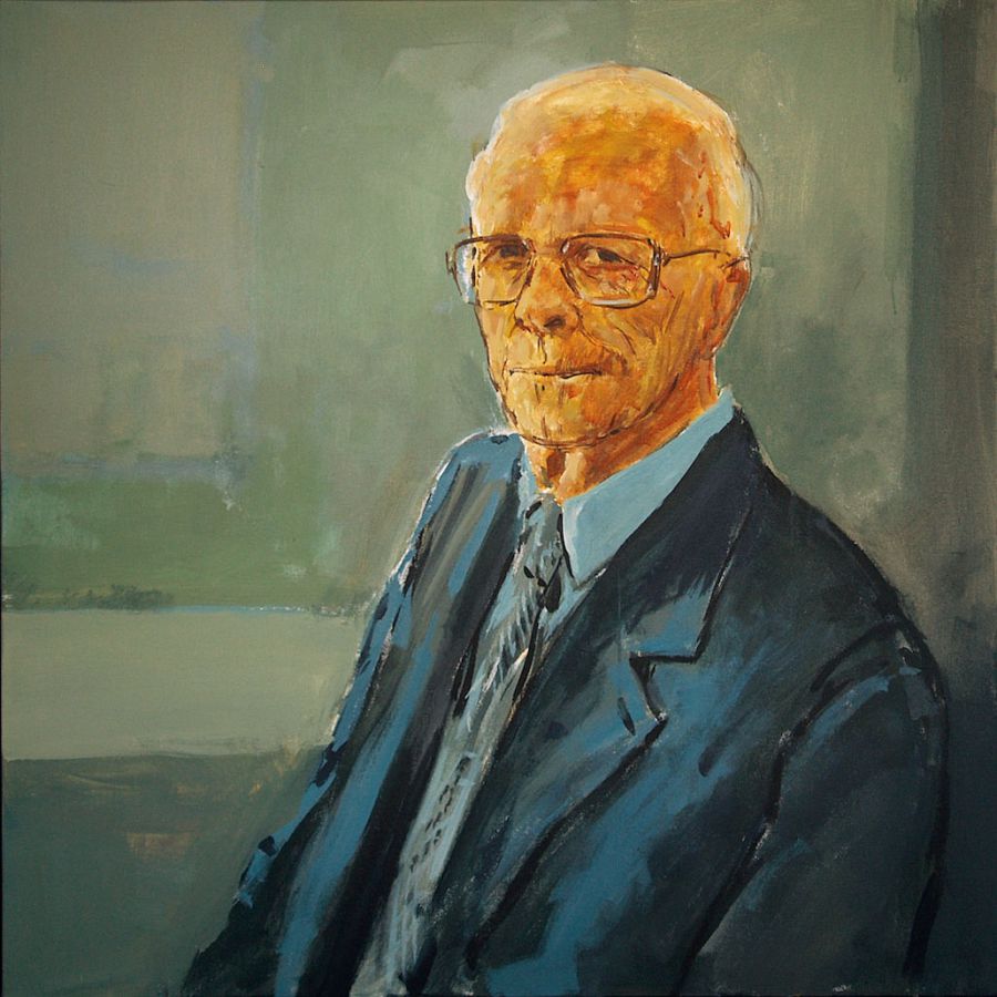 Professor, 2012, Acrylic on canvas, 103 x 103 cm