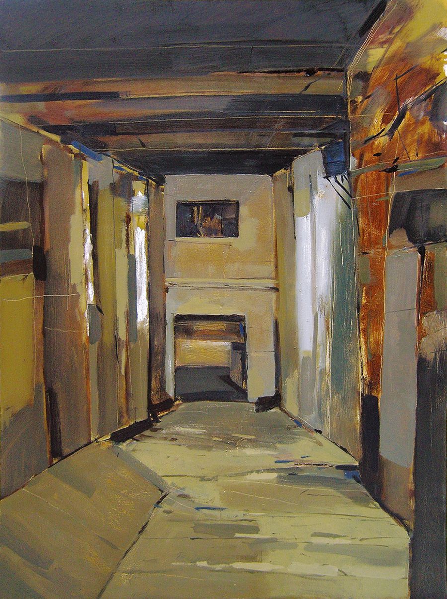 SSK Basement Parking, 2009, Oil on canvas, 130 x 97 cm