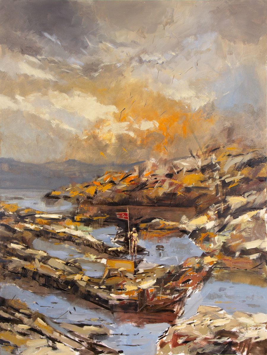 The Conqueror, 2021, Oil on canvas, 130 x 97 cm