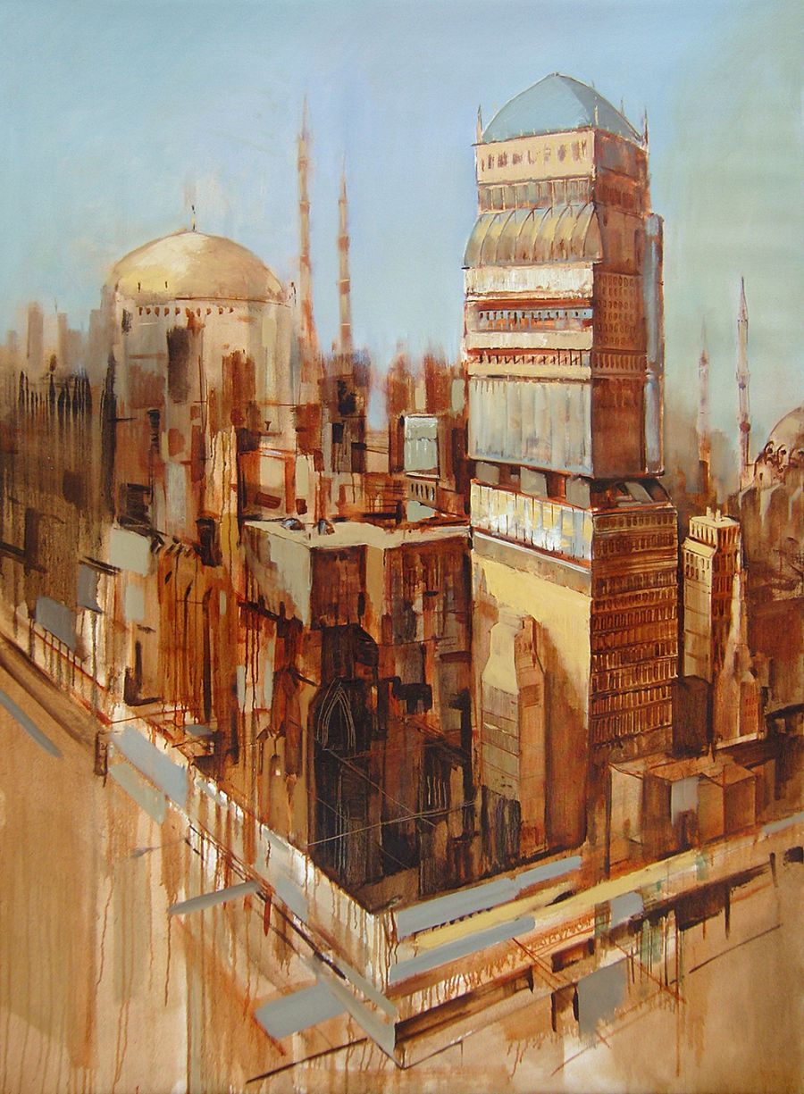 Utopia I, 2010, Oil on canvas, 162 x 119 cm