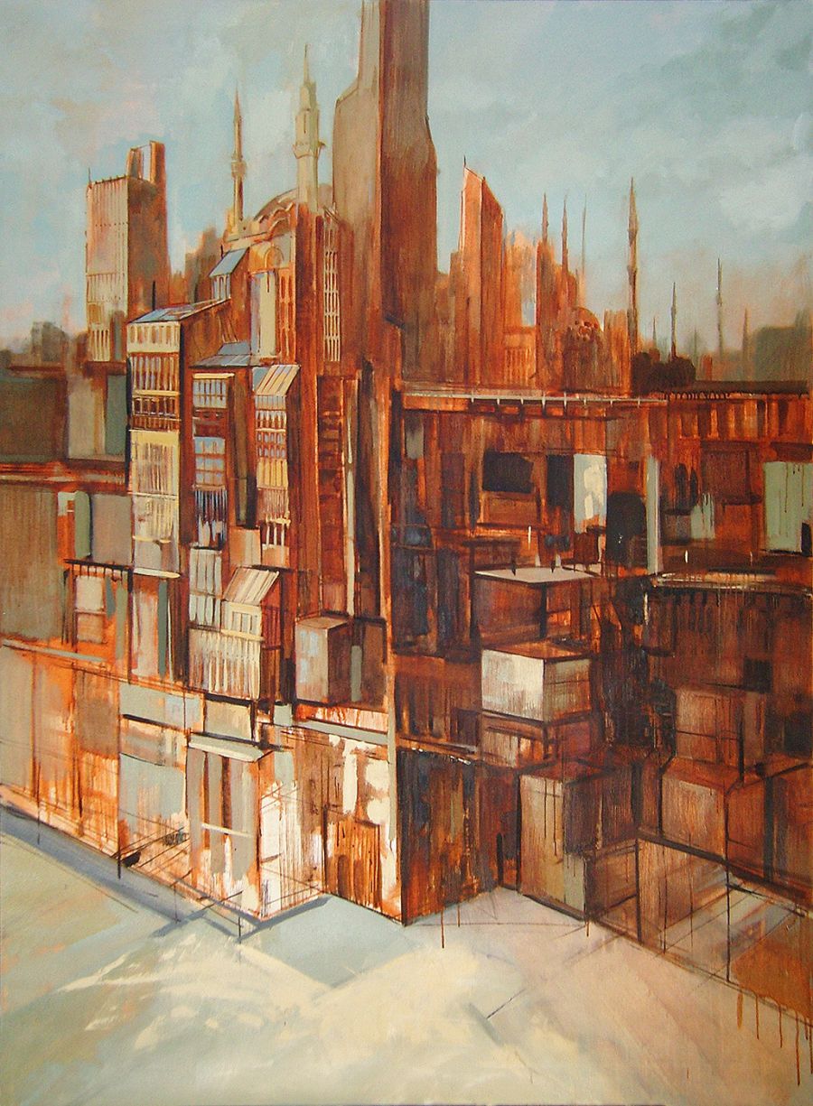 Utopia II, 2010, Oil on canvas, 162 x 119 cm