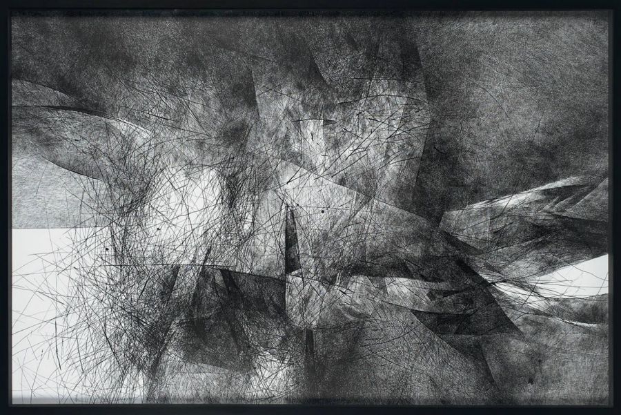 Limits of Control, 2014, Ink on paper, 92 x 142 cm